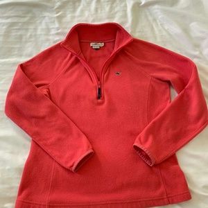 Womans vinyard vines quarter zip fleece